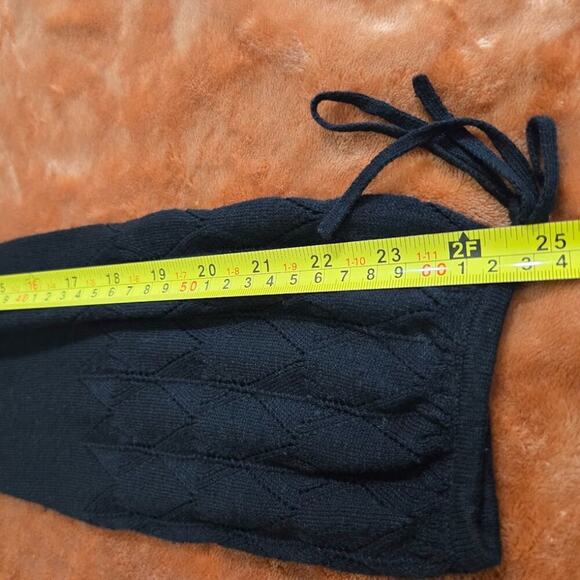 DKNY Jeans Black Long Sleeve Sweater Dress Size M - Picture 11 of 11